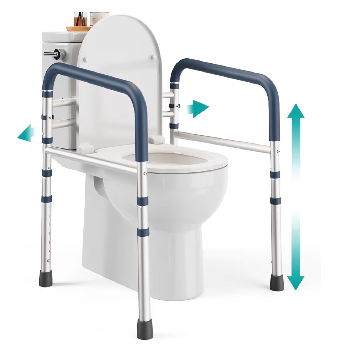 PELEGON Toilet Safety Rails (350 lb)